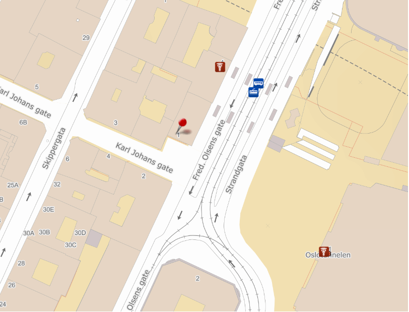 image of a map showing the location of the museum